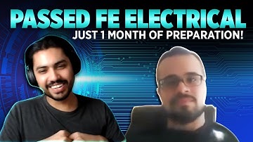 Successful FE Electrical and Computer Exam Preparation Journey - Justin