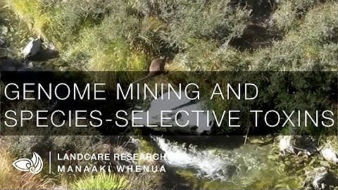 Using genome mining to identify targets for developing species-selective toxins