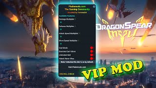 DragonSpear Myu / 드래곤스피어: 뮤 키우기 MEGA MOD Menu APK | 10 Features! Damage, Def, Speed & More! screenshot 2
