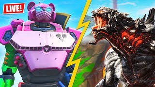 Robot vs monster event is happening now!! (fortnite battle royale)