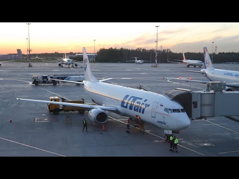 Boeing 737-400 а/к Utair | Рейс Москва - Санкт-Петербург