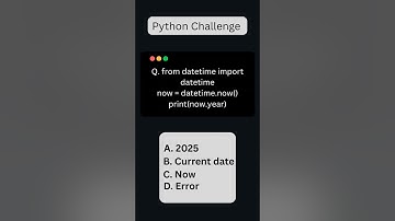 Datetime Module in python #shorts #python