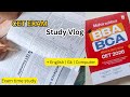 Last Minute CET Preparation Vlog 😰 | 3 Subjects Study Routine 📚
