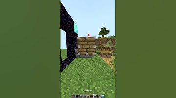 How to make On-Off Nether portal in Minecraft! #shorts #minecraft #trending #gaming #games #gameplay
