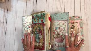 (SOLD - THANK YOU!) Christmas Travelers Notebook Junk Journals In My Etsy Shop
