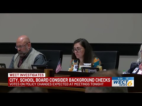 WECT INVESTIGATES: Wilmington, New Hanover County Schools consider new background check policies