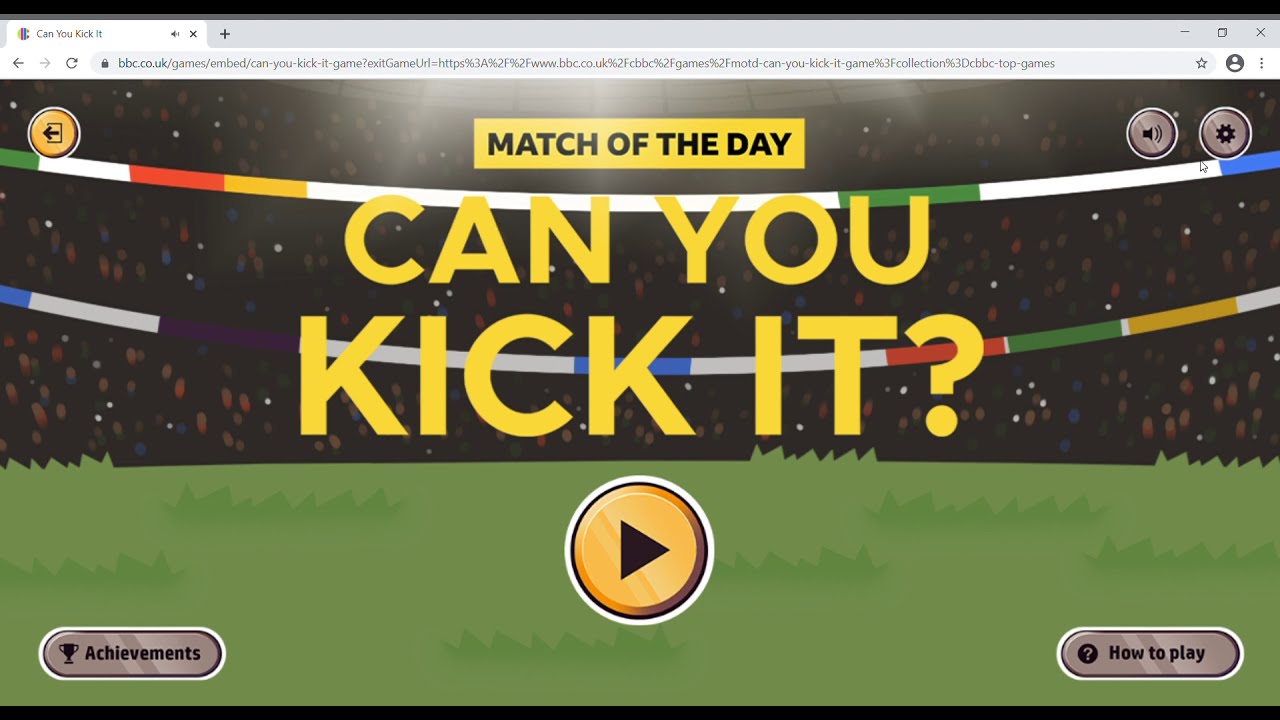 TRYING TO PLAY FOOTBALL ONLINE! MOTD Can You Kick It Gameplay!