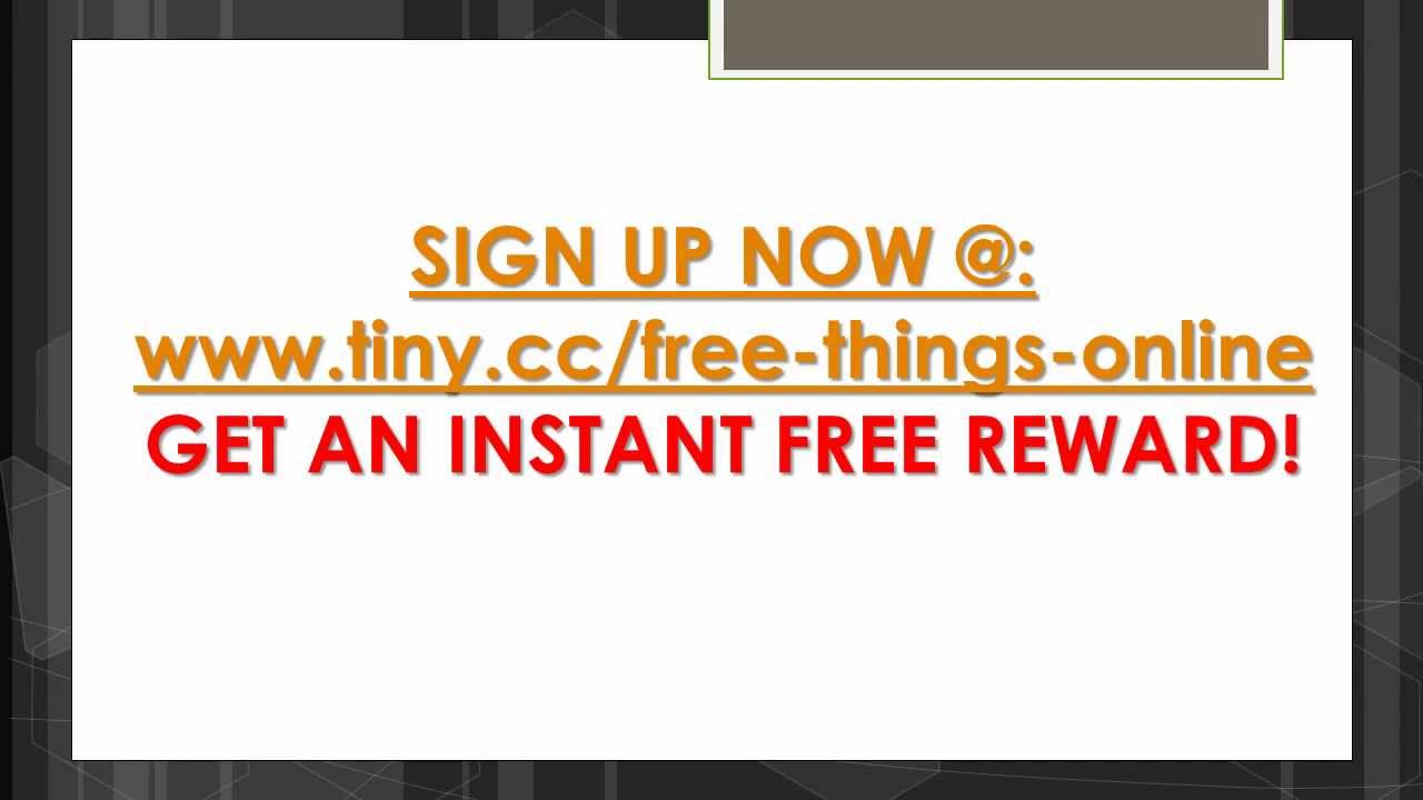 How to Get Free Things Online Without a Credit Card YouTube