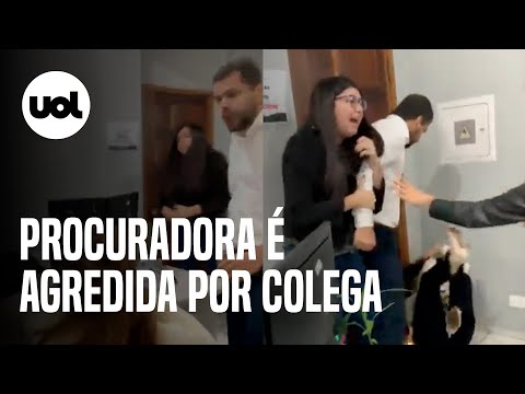 Procurador agride a chefe com socos e chutes em Registro (SP); veja vídeo