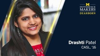 Drashti Patel: 2016 Difference Maker Information