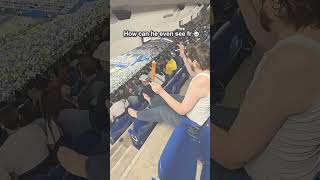 How can bro even see 😭 #basketball