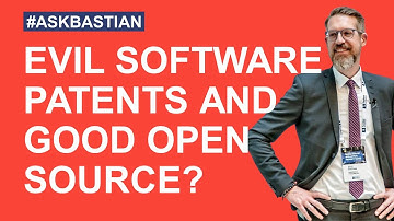 Are software patents evil? #askbastian