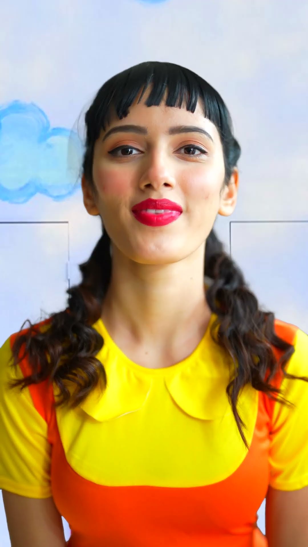 Just Nailed The Squid Game Doll Look ? #trending #neetubisht #comedy #squidgame #youtubeshorts