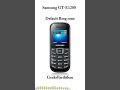 Samsung Phone Default Ringtone Evolution - Samsung GT-E1200 | Geeks Parthiban