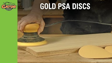 Gold Stick-On Sanding Discs