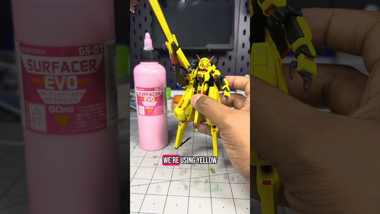 Вот как я использую грунтовку на моделях Gundam 