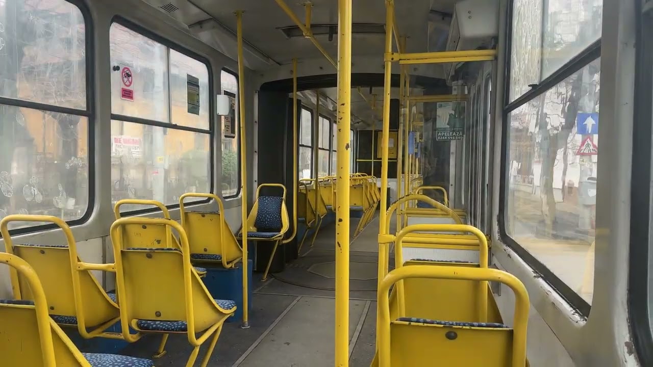 Călătorie cu tramvaiul KT4D pe linia 101