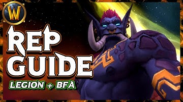 How to Get Legion & Battle for Azeroth Reputation 👍