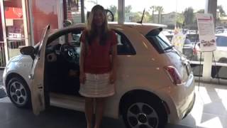 Orange Coast Fiat Reviews: Testimonial by  Vivian about a 2015 Fiat  500e