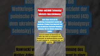 Polen entzieht Selenskyj höchste Auszeichnung