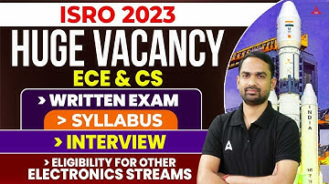 ISRO Recruitment 2023 | ISRO Recruitment 2023 Syllabus, Written Exam, Eligibility Full Details