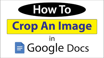 How To Crop An Image In Google Docs | PC |
