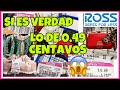 BOLSO DE MARCA A 49 CENTAVOS EN ROSS😱CASI TODO CON ETIQUETA ROSA🔥