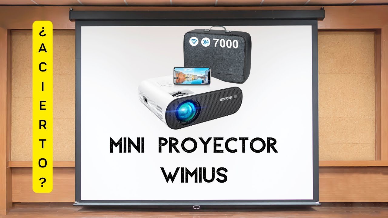 Descubre el MEJOR Mini Proyector WiMiUS 👀 Lleva el cine a