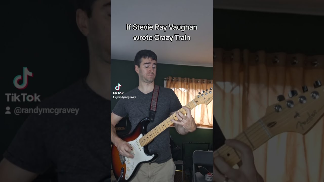 If Stevie Ray Vaughan wrote Crazy Train #stevierayvaughan