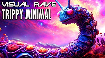 4K Dancing Fractals | Minimal Techno | Trippy Psychedelic Visuals