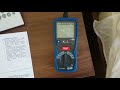 Как измерить петлю Фаза-ноль прибором CEM DT 5301