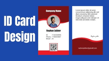 ID Card Design Bangla Tutorial | আইডি কার্ড ডিজাইন | How to Make Company ID Card In Illustrator