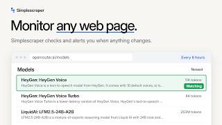 How to monitor a web page for changes (Simplescraper tutorial)