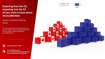 Exporting from the EU, importing into the EU all you need to know about Access2Markets