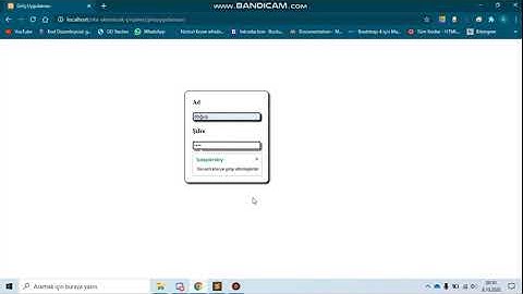 Php Session ile Basit Oturum Yönetimi Uygulaması