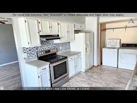517 Kolb Lane, Ida Grove, IA home video tour