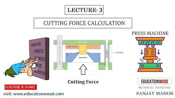 Lecture-3 Cutting force Calculation for sheet metal Tool