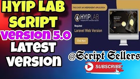 How To Make Hyip Lab investment Website  With admin panel ll latest version 5.0 ll Free PHP script