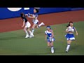 オールスターでも爆走!どよめくアンカーAkiさんの速さ!セパ対抗チアのリレー対決!2023/07/19 横浜DeNAベイスターズ diana ハマスタバトルが球宴で実現!