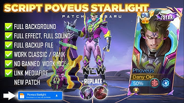 Script Phoveus Starlight - Matrix Marauder No Password | Full Effect Voice | Patch Terbaru