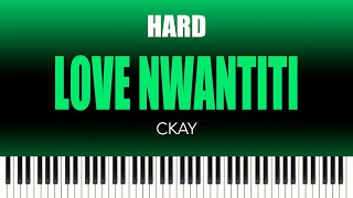 Video-Miniaturansicht von „CKay – Love Nwantiti (Ah Ah Ah) | HARD Piano Cover“