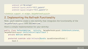 How to Integrate RefreshView in Your Android App (Xamarin)
