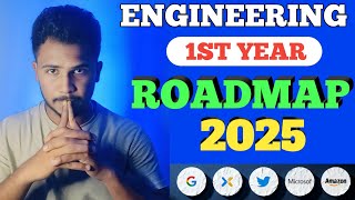 Engineering 1st Year Roadmap 2025 🚀 | CSE / Non-CSE | Study, Coding & Skills Guide  #Engineering #HM