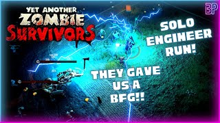 Yet Another Zombie Survivors | SOLO ENGINEER RUN! THEY GAVE US A BFG! Survivors Roguelike Gameplay screenshot 4