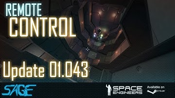 Space Engineers, Remote Controls, and more buttons! (Update 01.043)