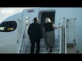 Prime Minister boards plane ahead of FIRST face-to-face meeting with TRUMP