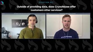 What are the other services that Crunchbase offers apart from providing data to their customers
