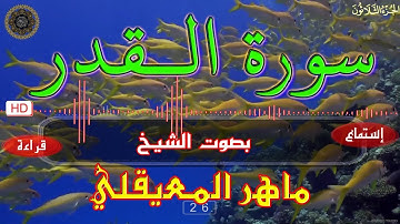 سورة القدر - ماهر المعيقلي - إستماع و قراءة - جودة عالية (HD)