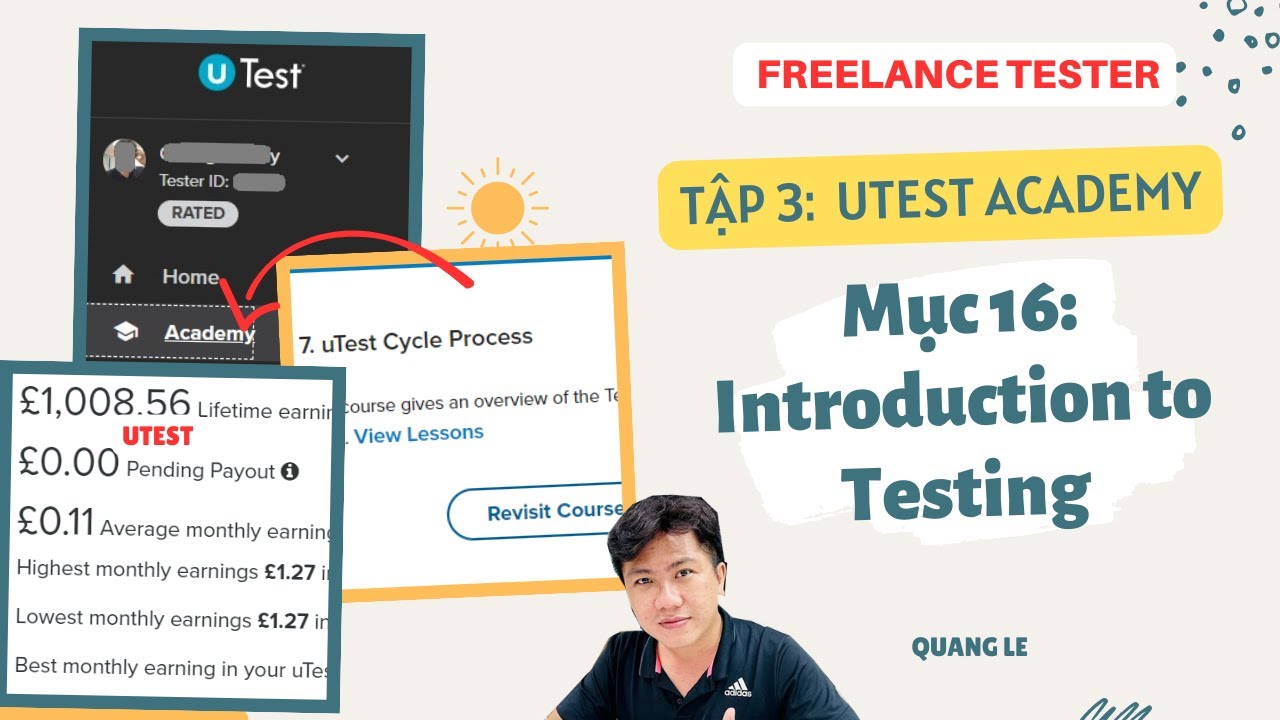 Tập 3 uTest Academy, Bài 16: Cách tham gia practice test cycle, cách ...
