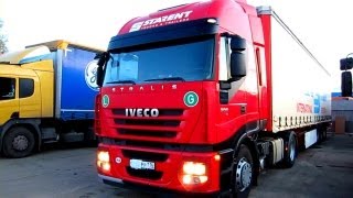 ["2008", "IVECO", "Stralis", "500", "505hp", "start", "up", "crank", "starting", "engine", "v6", "diesel", "revving", "rev", "shifting", "accelerating", "performance", "full", "in", "depth", "review", "tour", "walk", "around", "interior", "exterior", "ove